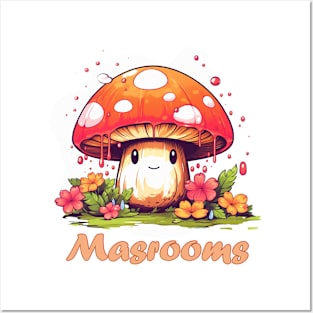 Porcini mushrooms Posters and Art
